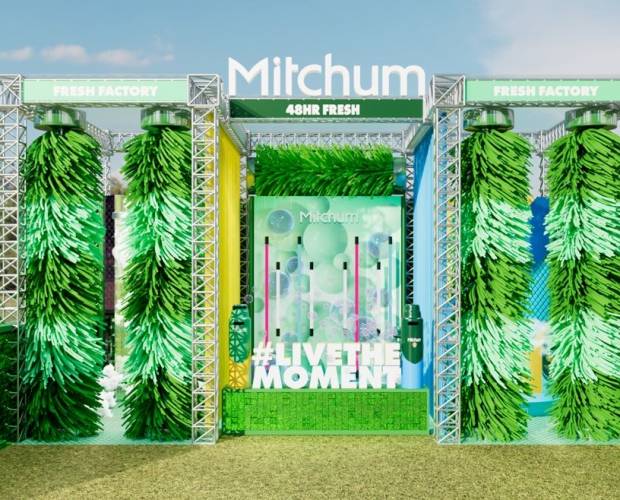 Mitchum launches 'Fresh Factory' experiential sampling campaign at UK festivals